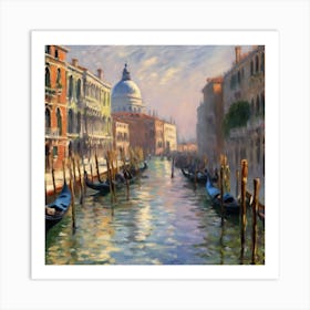 Le Grand Canal, Claude Monet Art Print 1 Art Print