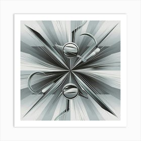 Monochrome Momentum Art Print