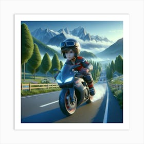 rider 1 Art Print