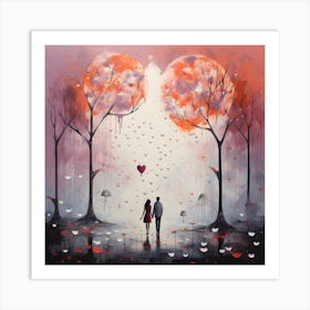 Love Rain 1 Art Print