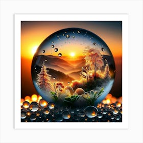 Landscape In The Water Art Print