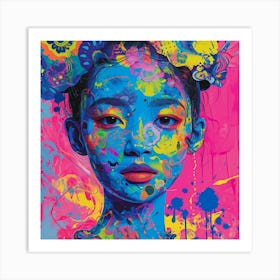 Asian Girl 8 Art Print