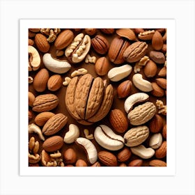 Nuts As A Logo (36) Art Print