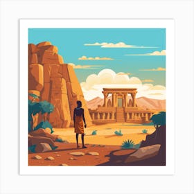 Egyptian Landscape Art Print