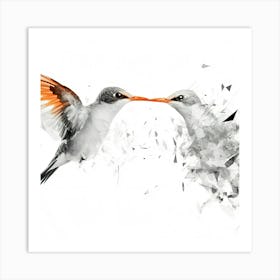 Hummingbirds Art Print