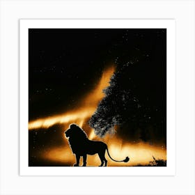 Lion King Wallpaper Art Print