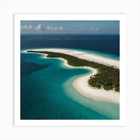 White Sand Island Art Print