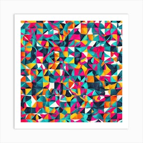 Abstract Geometric Pattern 2 Art Print