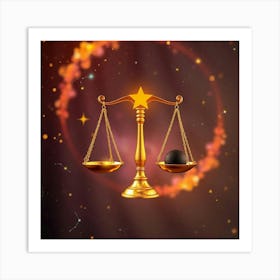 Scales Of Justice 3 Art Print