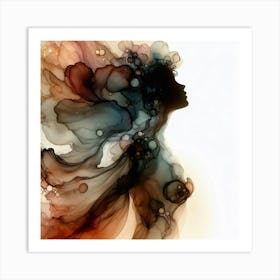 Portrait Of A Woman 3 Art Print