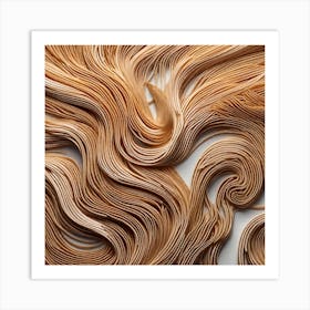 Wavy Noodles Art Print