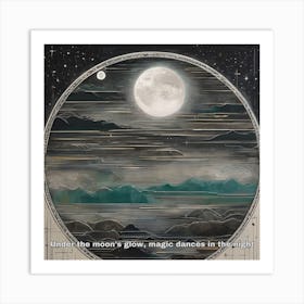 Moon Glow Art Print