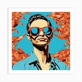 Man In Sunglasses Art Print