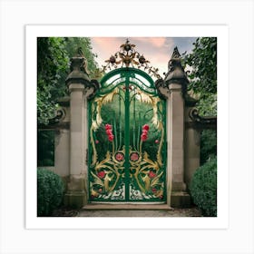 Gate To The Garden 4 Art Print