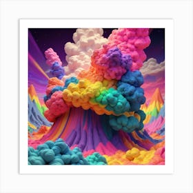 Psychedelic Painting 7 Art Print