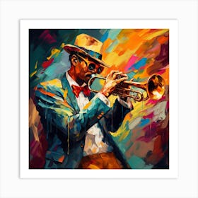 Jazz Musician 84 Art Print