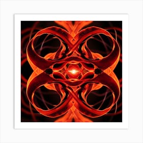 Heart Of Fire Art Print