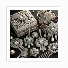 Deco Jewelry 1 Art Print