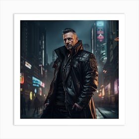 Futuristic Enforcer - Male Art Print