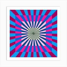 Abstract Psychedelic Pattern 1 Art Print