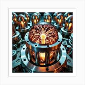 Plasma Shells Of Plasma Mortars Art Print