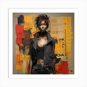 Afro-American Woman Art Print