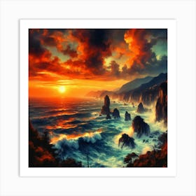 Tempestuous Beauty 17 1 Art Print