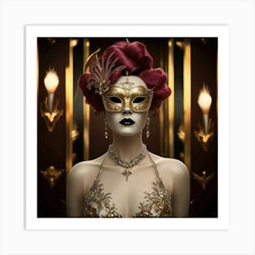 Masquerade Art Print