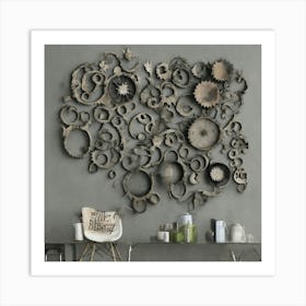 Gears Wall Art Art Print