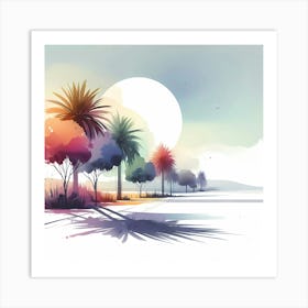 Landscape Painting 77 Art Print