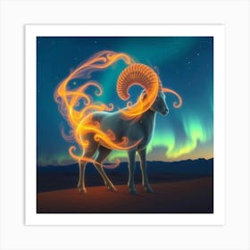 Zodiac Ram 21 Art Print