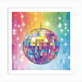 Disco Ball 3 Art Print