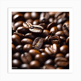 Coffee Beans 124 Art Print