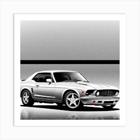 Mustang Gt Art Print