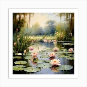 Water Lilies 3 Art Print