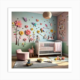 Baby Nursery 6 Art Print