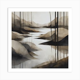 Silent River Art Print