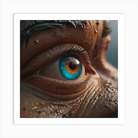 Eye Of A Man Art Print