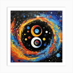 Spiral Galaxy Metal Print Art Print