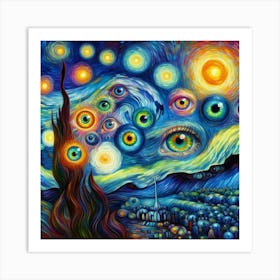 Starry Night 3 Art Print