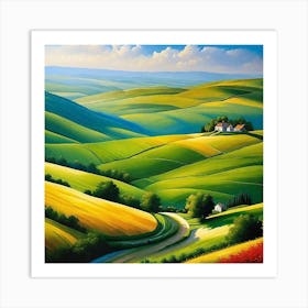 Tuscan Countryside Art Print