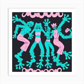 Sexy Dancers Art Print