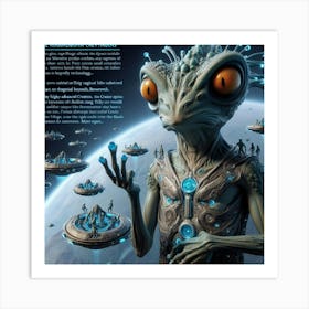 High council member, Nephtuninious Art Print