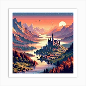 A Fantastical Land 9 Art Print