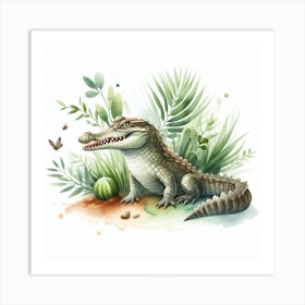 Crocodile 4 Art Print