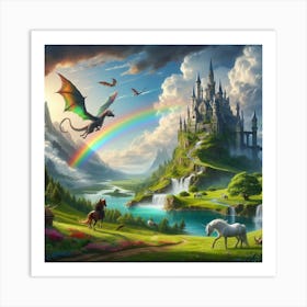 Fairytale Castle 2 Art Print