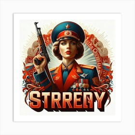 Stratey Art Print