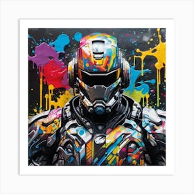 Splatter Paint 2 Art Print