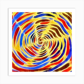 Psychedelic Swirl Art Print