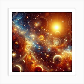 Space Galaxy Art Print